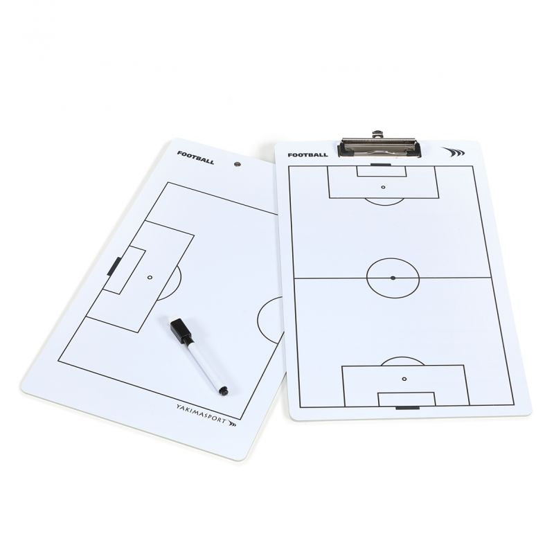 Small white tactical board - football