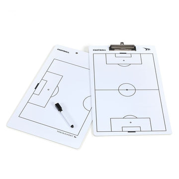Small white tactical board - football
