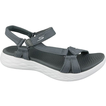 Skechers On The Go 600 Sandals 15316-CHAR Gray