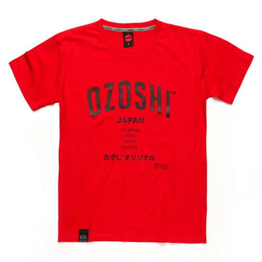 Ozoshi Atsumi M T-shirt red O20TS007