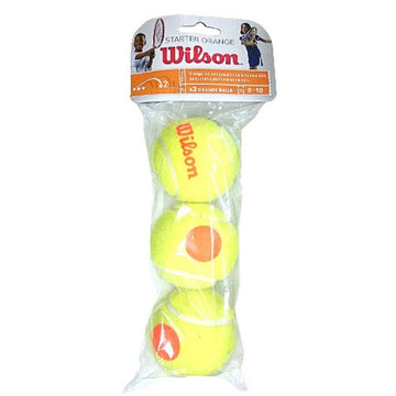 Wilson Starter Orange Junior Tennis Balls 3 pcs