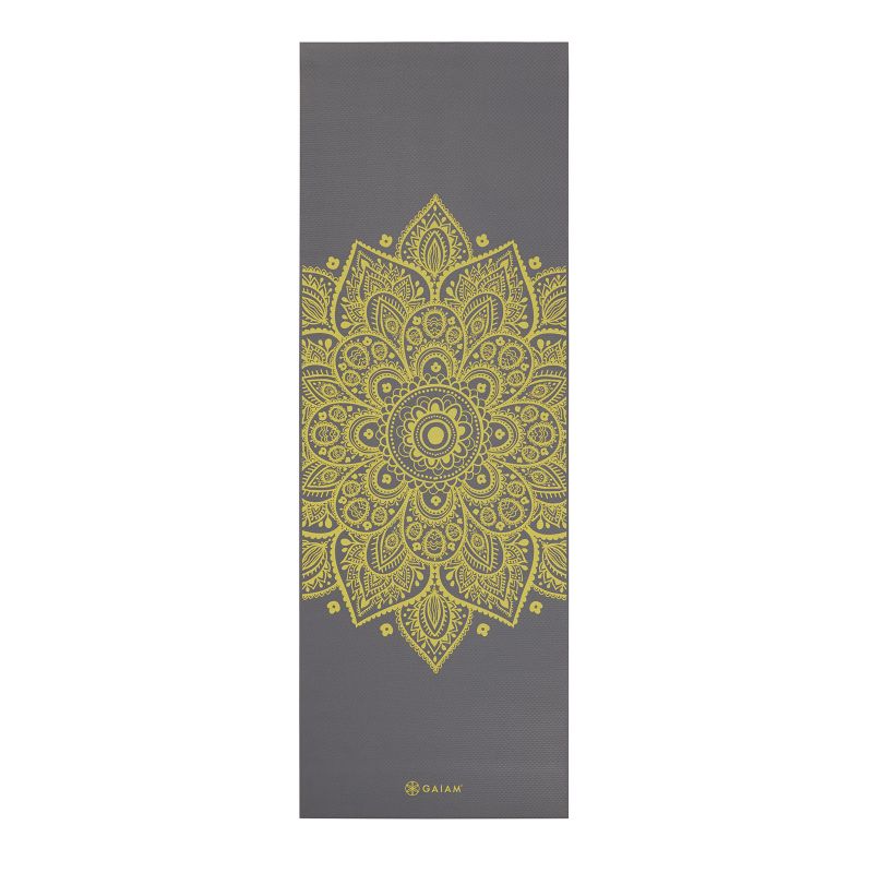 Yoga mat Gaiam &quot;CITRON SUNDIAL&quot; 6mm 61333