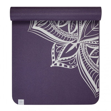 Gaiam Aubergine Medallion yoga mat 6 mm 63844
