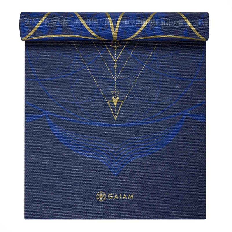 Gaiam Sun and Moon double-sided yoga mat 6mm 63419