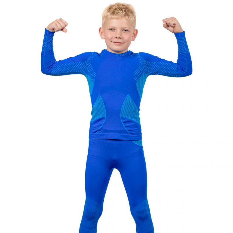 Alpinus Active Set thermal underwear blue Jr GT43199