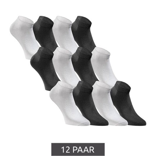 Jack&Jones Unisex socks 12 pack 12260511 BLK/WHT