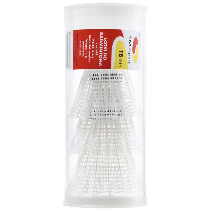 Badminton shuttlecocks SMJ nylon TB011 Teloon 3 pcs.