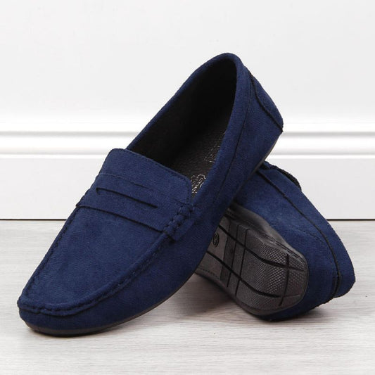 Slip on loafers NEWS M EVE340B navy blue