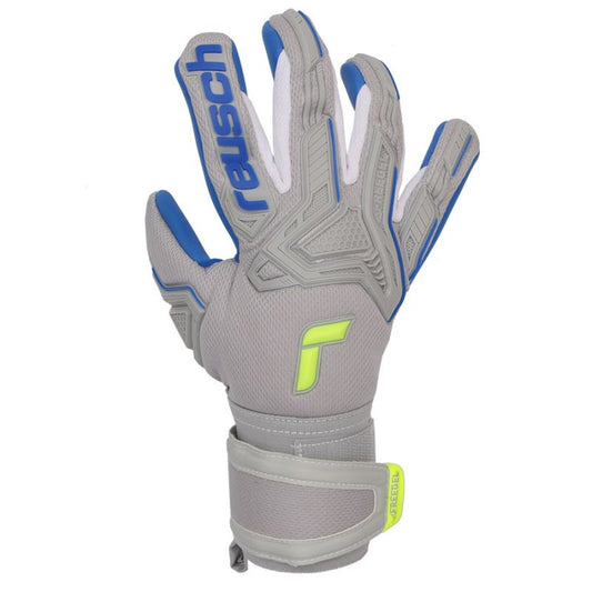 Goalkeeper gloves Reusch Attrakt Freegel Silver M 52 70 235 6006