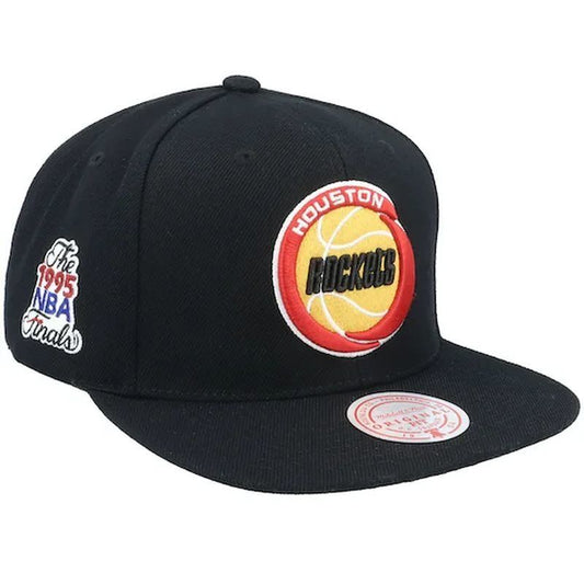 Mitchell &amp; Ness NBA Houston Rockets Top Spot Snapback Hwc Rockets Cap HHSS2976-HROYYPPPBLCK