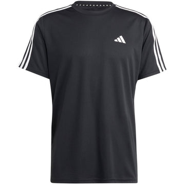 Men's adidas Train Essentials 3-Stripes Training Tee Black IB8150