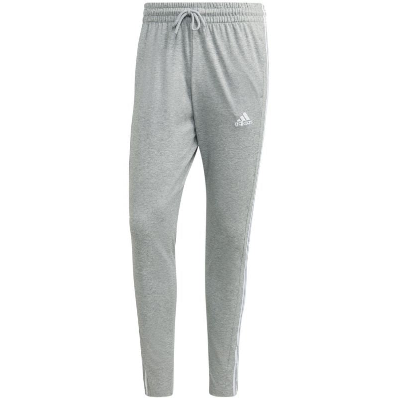 adidas Essentials Single Jersey Tapered Open Hem 3-Stripes M IC0046 pants