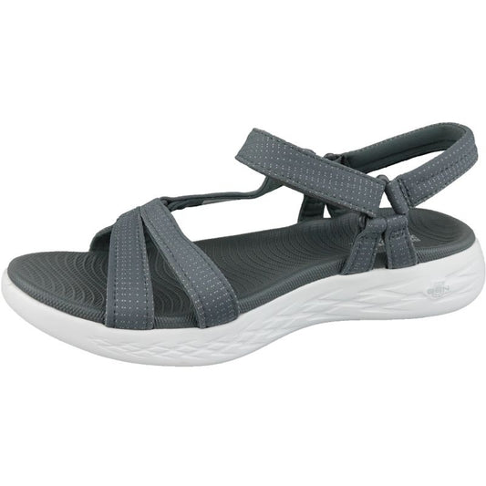 Skechers On The Go 600 Sandals 15316-CHAR Gray