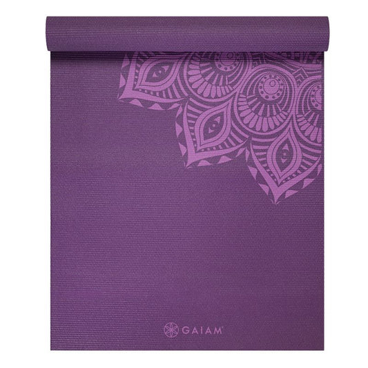 Purple Mandala yoga mat 6mm GAIAM 62202