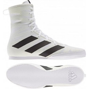 adidas Box Hog Plus Boxing Shoes White