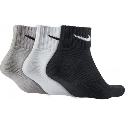 Nike 3-Pack Value Cotton Quarter Socks SX4926-901