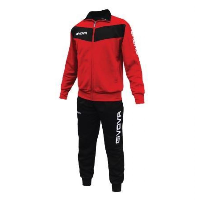 Givova Tuta Visa TR018 1210 Tracksuit Red/Black