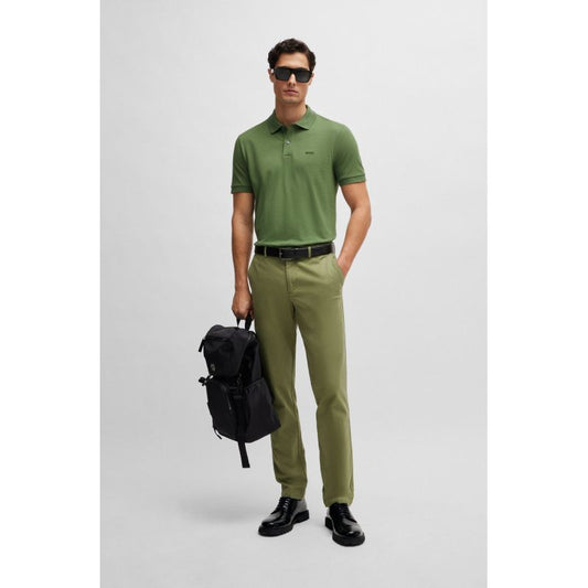 BOSS Pallas Open Green Regular Fit Men's Polo Shirt (50468301-381)