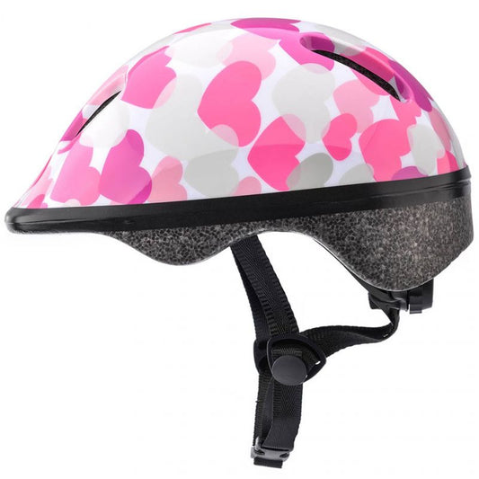 Meteor KS06 Hearts pink bike helmet size XS 44-48cm Jr 24818