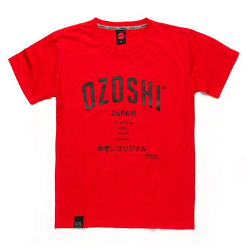 Ozoshi Atsumi M T-shirt red O20TS007