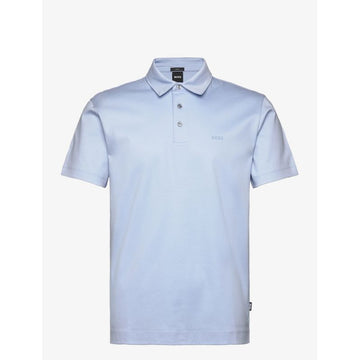 BOSS Palosh 30 AZZURRO Slim Fit Men's Polo Shirt Blue (50471335-450)