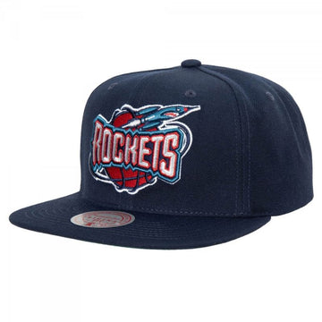 Mitchell &amp; Ness NBA Houston Rockets Team Ground 2.0 Snapback Hwc Rockets Cap HHSS3258-HROYYPPPNAVY