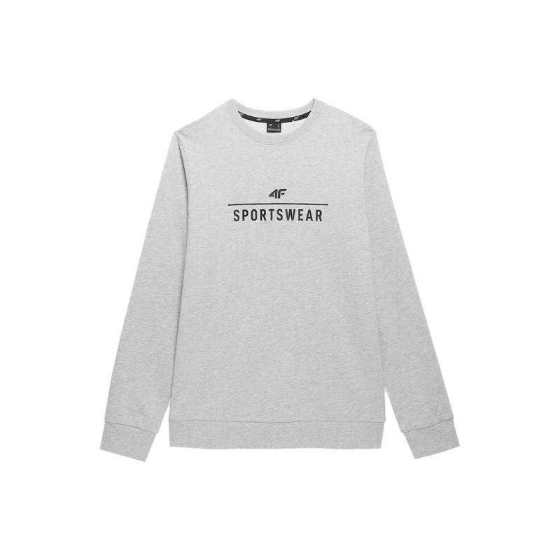 Sweatshirt 4F M 4FSS23TSWSM349 cool light gray melange
