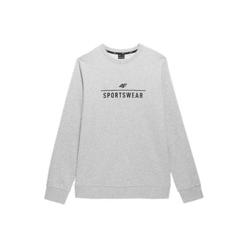Sweatshirt 4F M 4FSS23TSWSM349 cool light gray melange