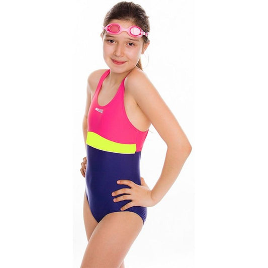 Aqua-speed Junior Emily Pink and Purple Swimsuit