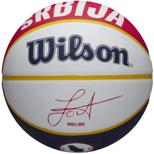 Wilson NBA Player Local Nikola Jokic ball for basket WZ4006701XB