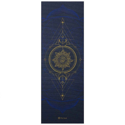 Gaiam Sun and Moon double-sided yoga mat 6mm 63419