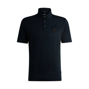 BOSS Parlay 143 BLU Men's Polo Shirt Classic Regular Fit Navy Blue (50515596-405)