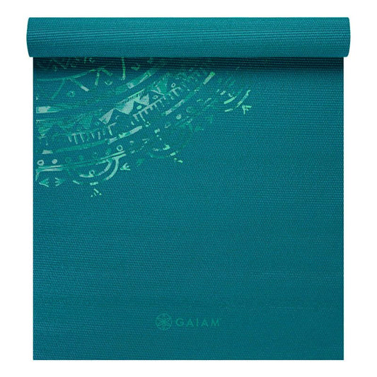 GAIAM Jade Mandala yoga mat 4mm 61972