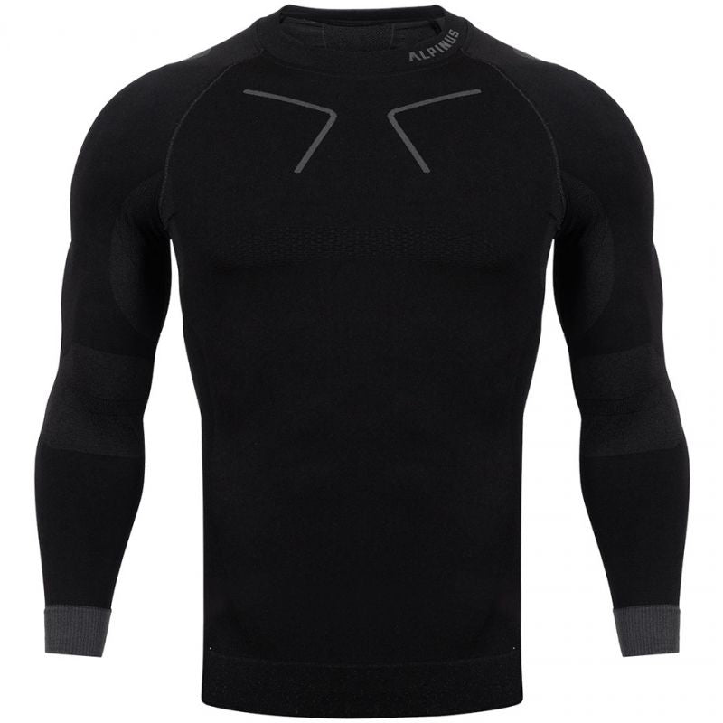 Alpinus Tactical Base Layer Thermoactive Shirt Black and Gray M GT43219