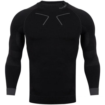 Alpinus Tactical Base Layer Thermoactive Shirt Black and Gray M GT43219