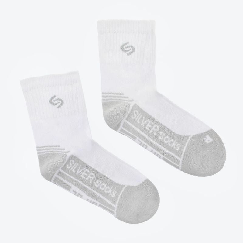 Inmove Athletic D.Silver M socks INMOVEATHLETICD.SILVER White/Grey