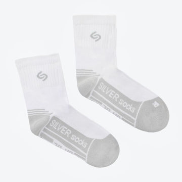 Inmove Athletic D.Silver M socks INMOVEATHLETICD.SILVER White/Grey