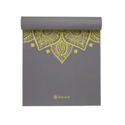 Yoga mat Gaiam &quot;CITRON SUNDIAL&quot; 6mm 61333