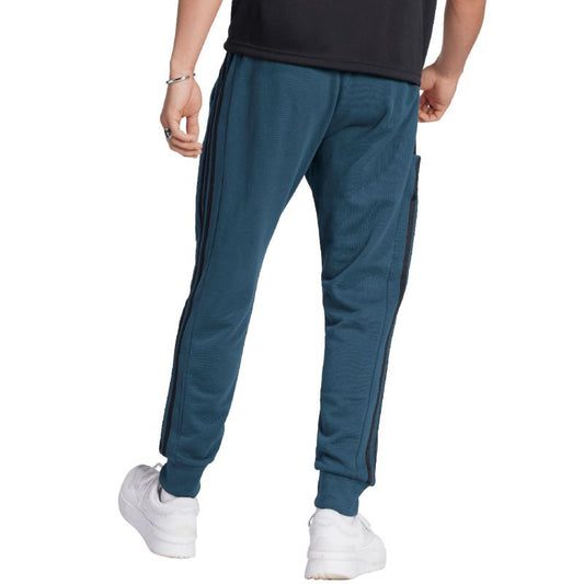 adidas Essentials French Terry Tapered Cuff 3-Stripes Pants M IJ8698