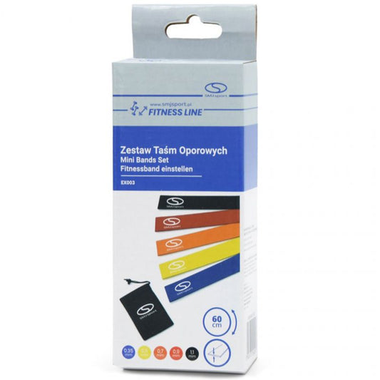 SMJ EX003 Resistance Band Set 5pcs.