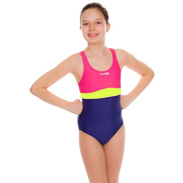 Aqua-speed Junior Emily Pink and Purple Swimsuit