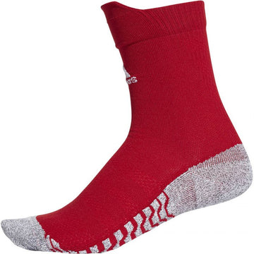 Adidas Alphaskin Traxion Crew Ultralight Socks Red CV7678