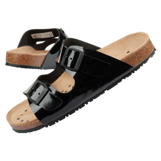 Abeba Sandals Black W 8088 work slippers