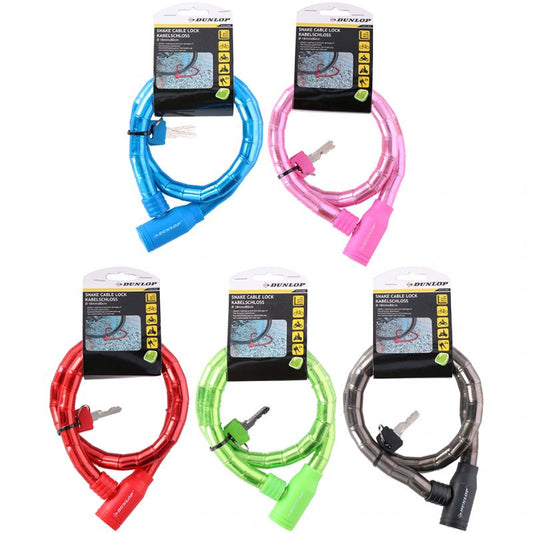 Dunlop cable lock bicycle lock D18mm 80 cm ST 5ass 63749