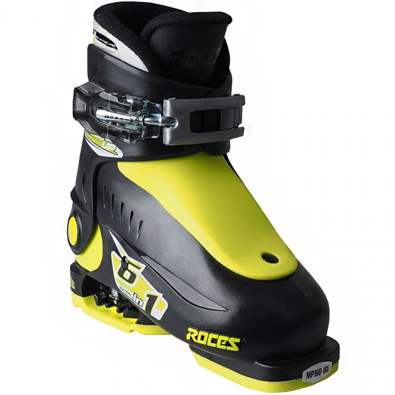 Roces Idea Up Ski Boots Black and Lime Jr 450490 18