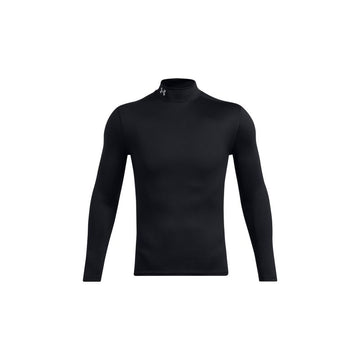 Under Armour UA CG Elite Mock Men's Long Sleeve Sports T-Shirt Black (1386942-001)