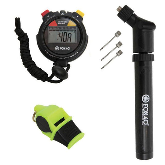 Whistle, pump stopwatch - Fox 40 trainer set 6906-0600