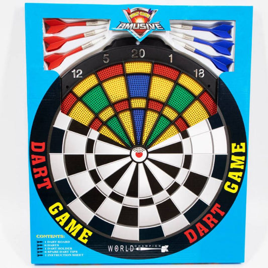 Plastic Dart board 40 cm + 6 darts BT26903 / EBO01316