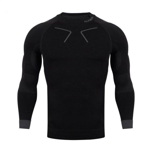 Alpinus Tactical Base Layer Thermoactive Shirt Black and Gray M GT43219
