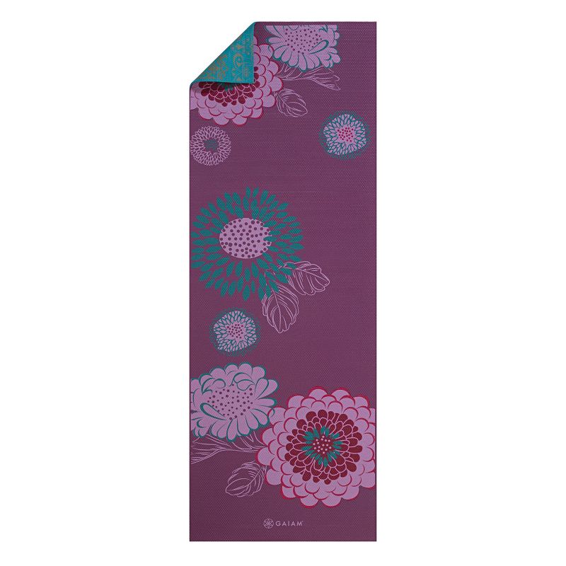 Double-sided yoga mat &quot;KIKU&quot; 6 MM 61548